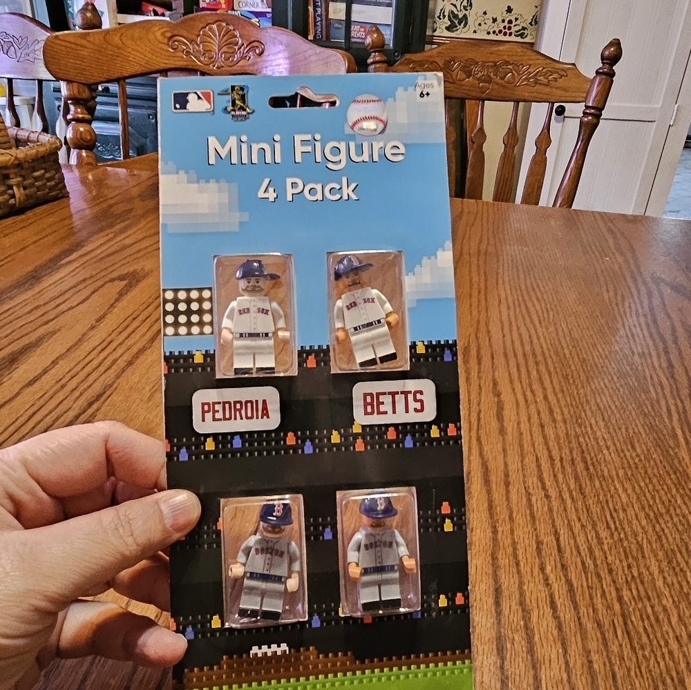 FOCO Boston Red Sox Baseball Mini Figurines 4 Pk PEDROIA & BETTS